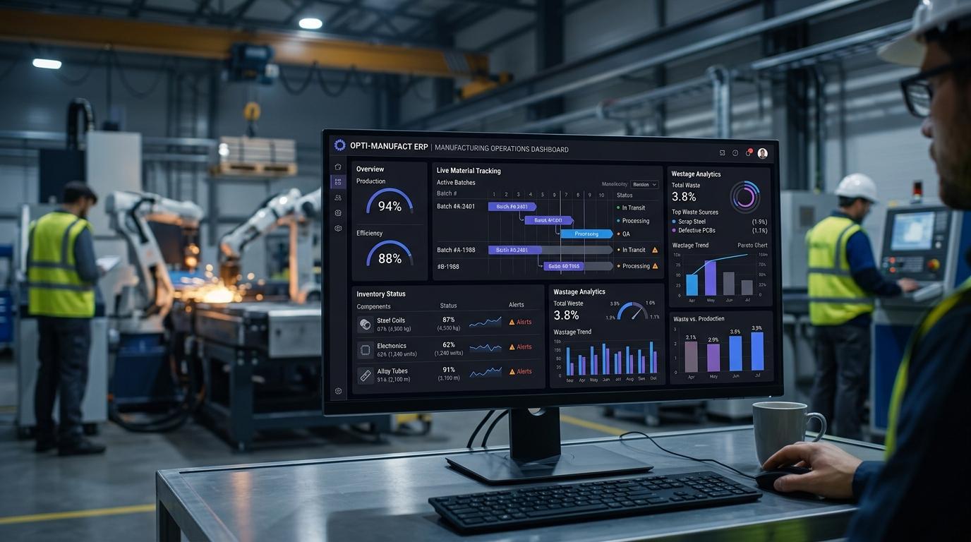 Jaipur garment ERP: six logbooks, one dashboard