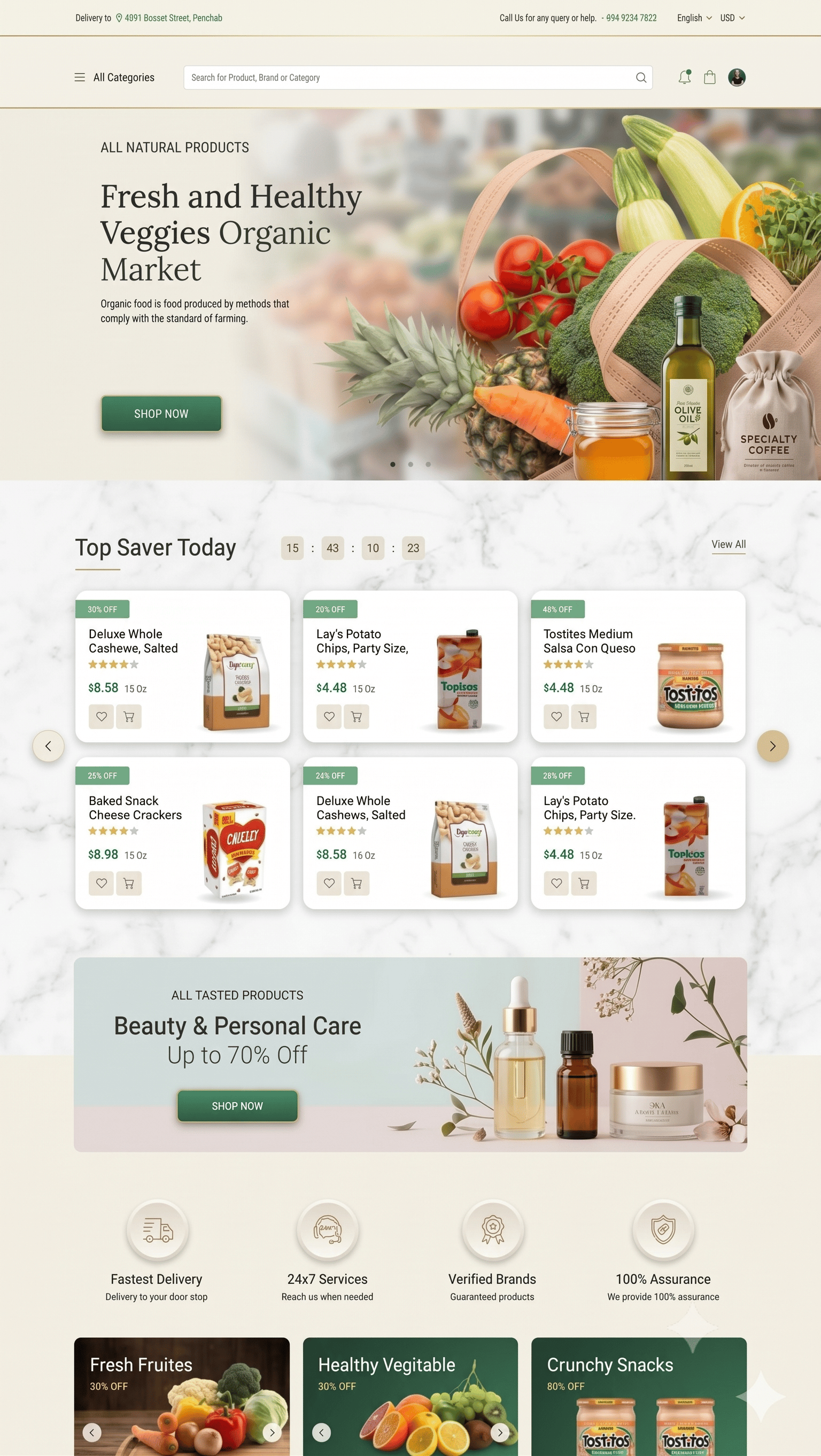 Grocery Delivery Apps app interface