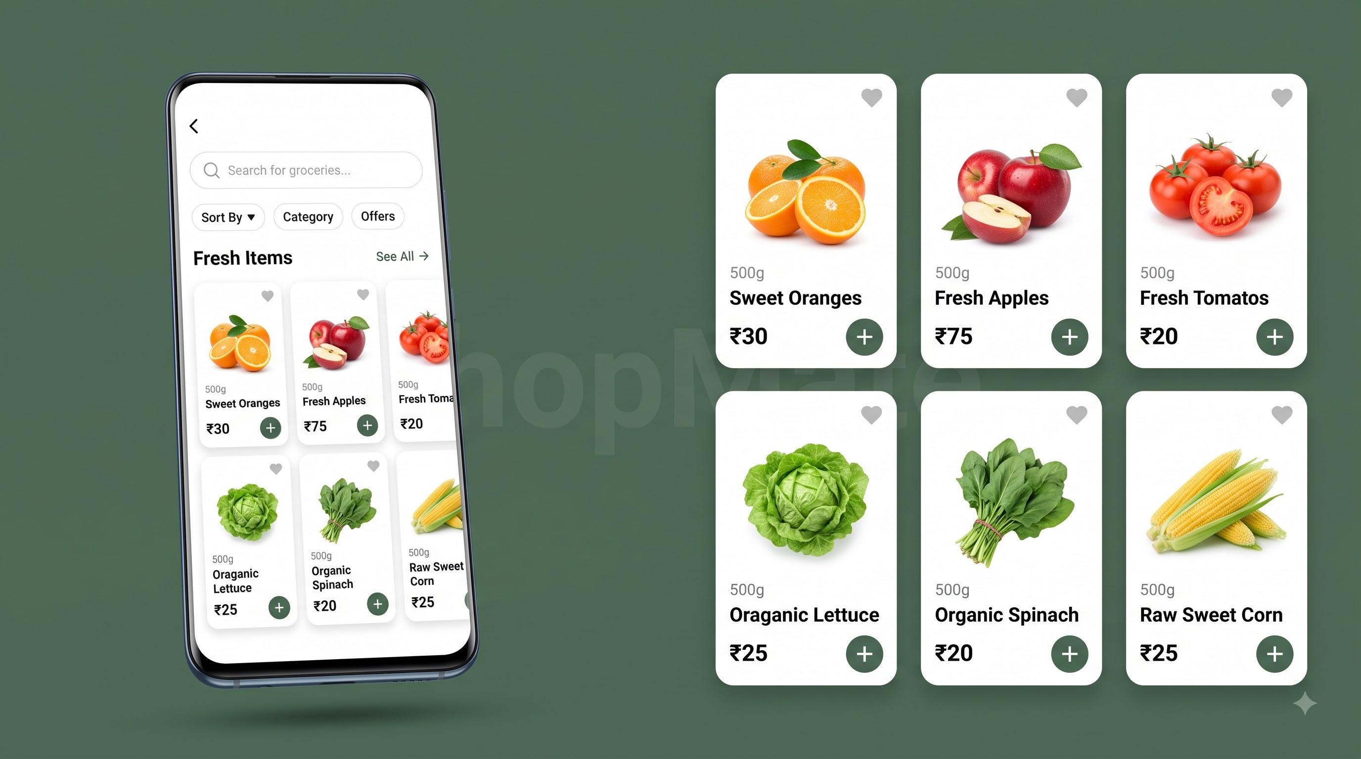 Retail & Grocery software interface