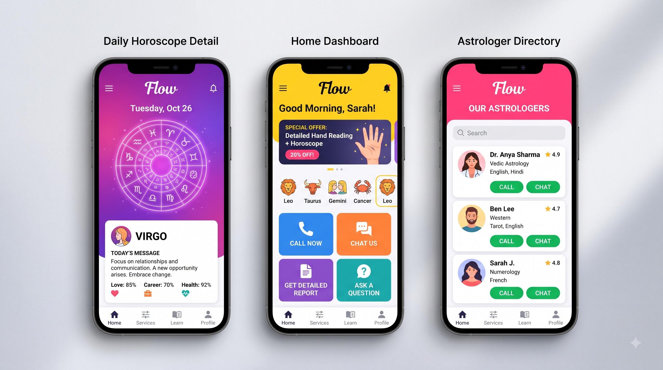 Consumer apps interface
